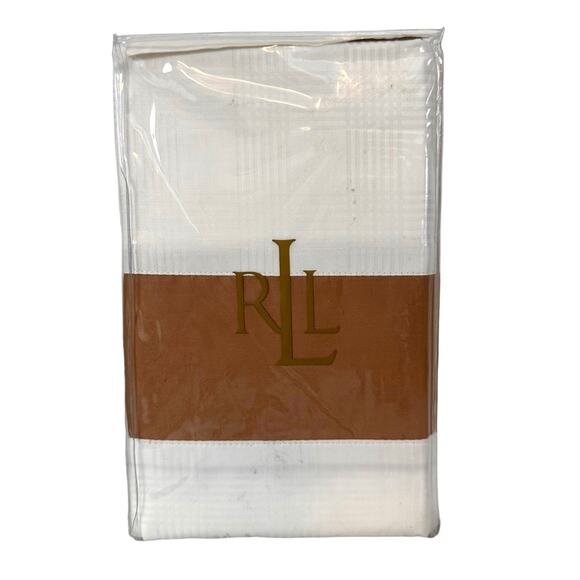 Lauren Ralph Lauren Suite Pillow Sham Standard Glen Plaid Camel New in Package - Picture 5 of 10